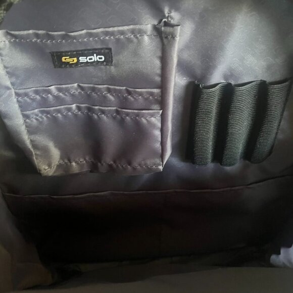 Solo New York Metropolitan Backpack 16" Laptop Bag Detach Sleeve  Black Warranty - Picture 9 of 11